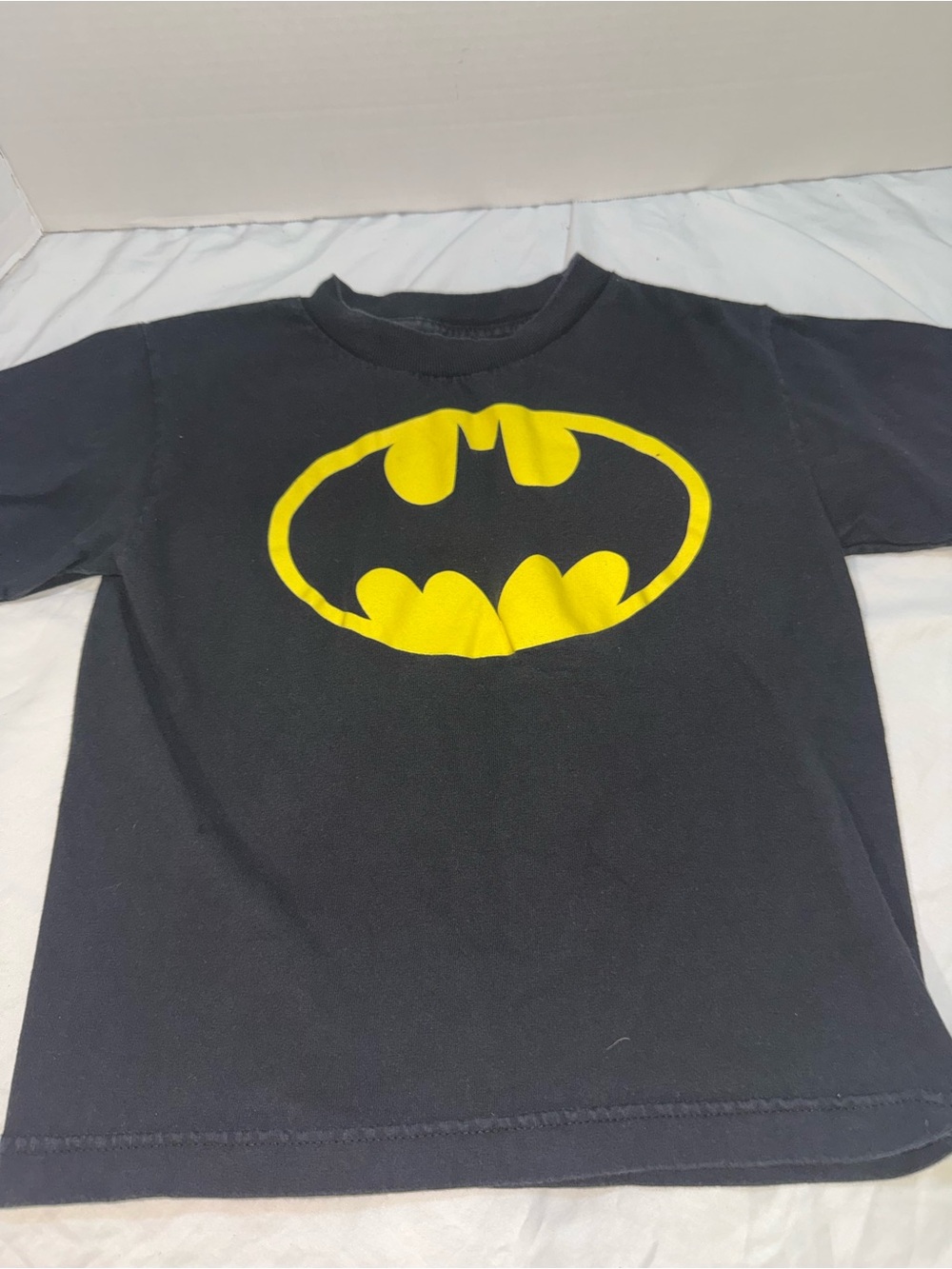 Batman Black and Yellow Logo Tee